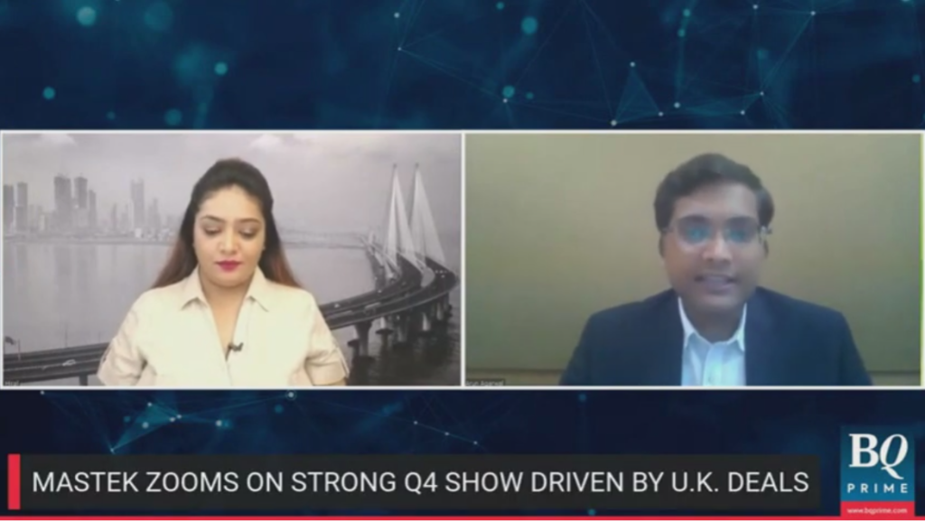Mr. Arun Agarwal, CFO, Mastek in an interview with BQ Prime for Mastek's Q4 Review
