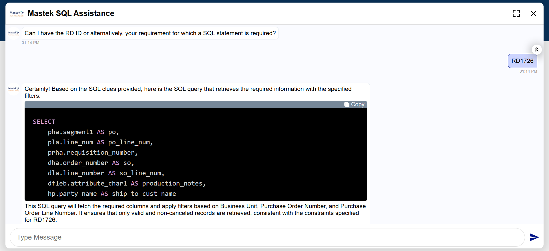 Transform Requirements