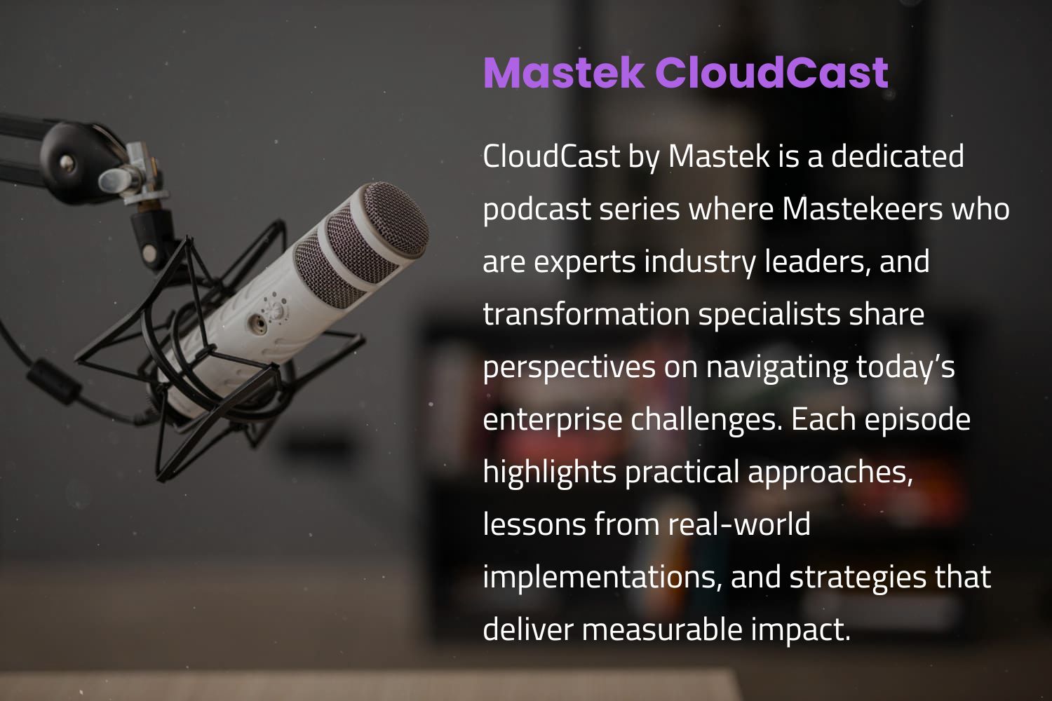 CloudCast by Mastek