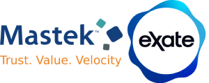 Mastek and eXate Logo