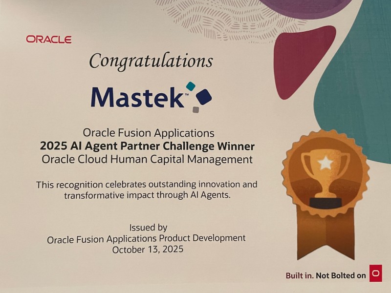 Oracle AI Award HCM
