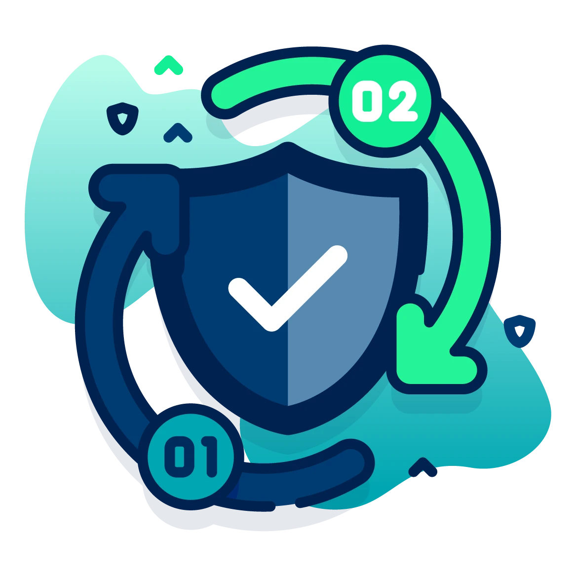 AWS infographic icons Reliability