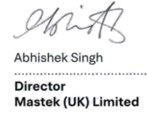 Abhishek Singh - Director, Mastek (UK) Limited