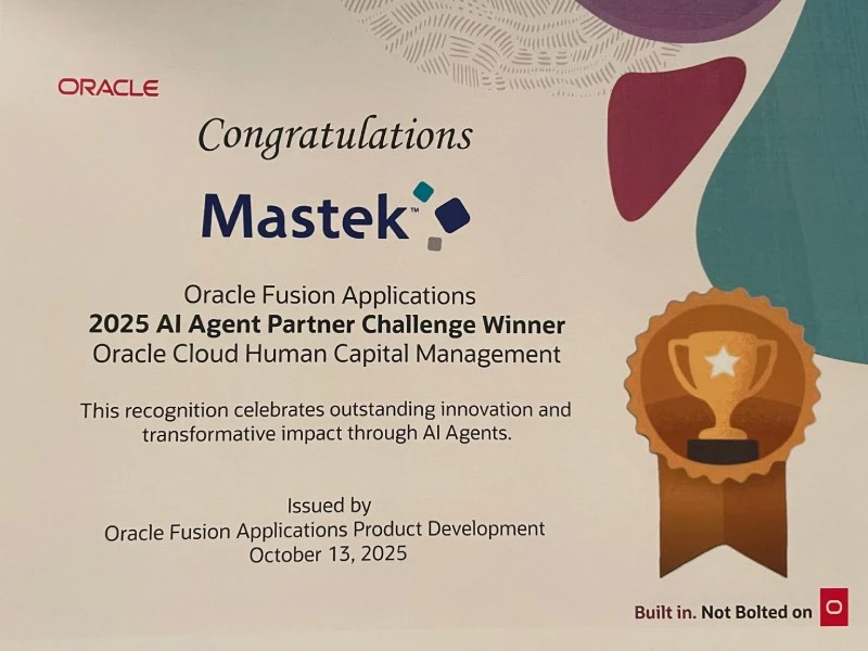 Oracle AI Award HCM